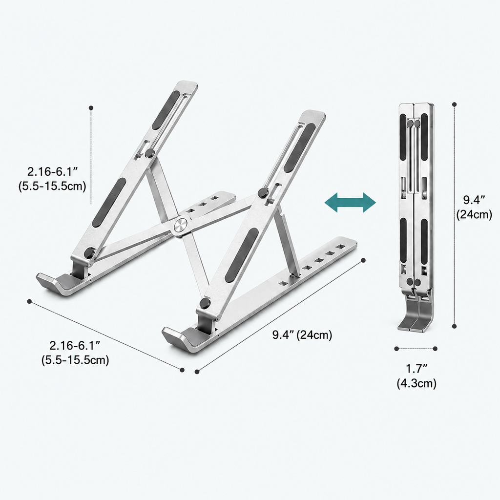 PostureCraft™ Adjustable Laptop Stand