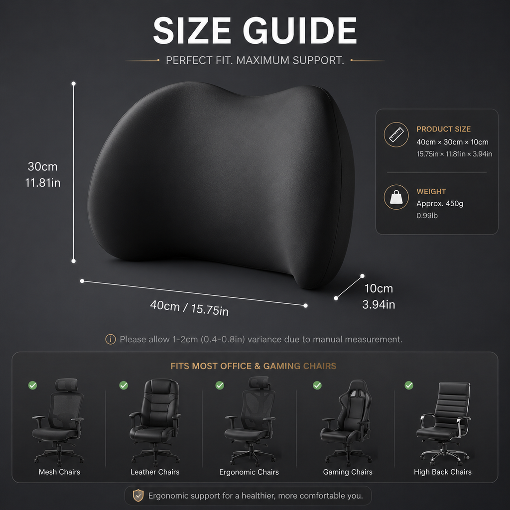 PostureCraft™ Lumbar Support Cushion